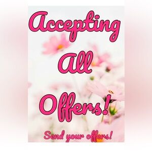 REASONABLE OFFERS ACCEPTED 🤗